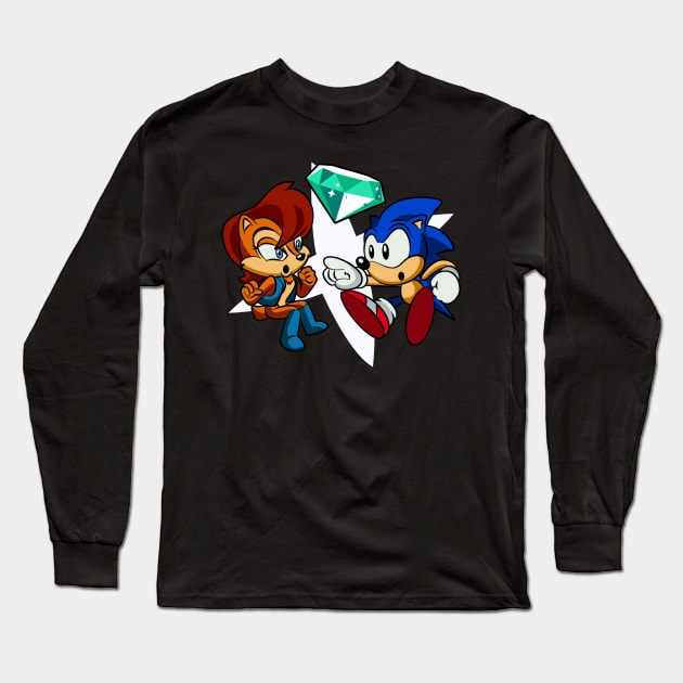 Sonic Sally Long Sleeve T-Shirt by lolo_aburto